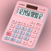 Calculadora De Mesa Com 12 Dígitos Solar Cor Rosa Casio