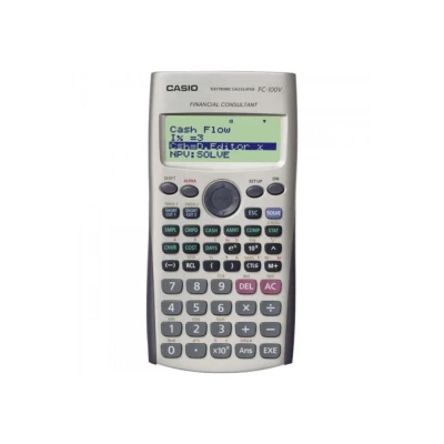 Calculadora Financeiro Casio Fc100V Branca Novo