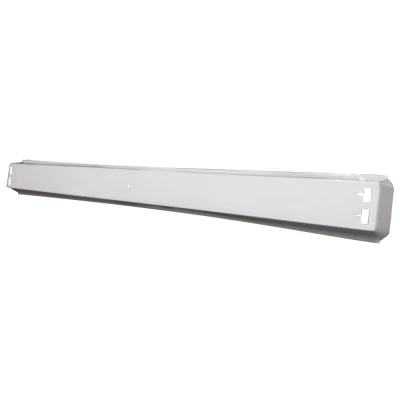 Calha Para Lâmpada T8 Tubo 60CM Com Conector Duplo Branco