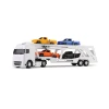 Caminhão Cegonheira com 4 carros Voyager Roma Branco 1354 Caminhão Cegonheira com 4 carros Voyager Roma Branco 1354