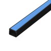 Canaleta Em Pvc Com Fita Adesiva 20X10X2000 Cor Preta