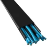 Canaleta em PVC PRETO 40X16X2000MM COM DUPLA FACE