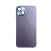 Capa De Vidro Fosco Azul Sierra E Roxo Compatível Iphone 13