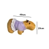 Capivara De Pelúcia Filó Com Roupa Roxa M Mury Baby Capivara De Pelúcia Filó Com Roupa Roxa M Mury Baby