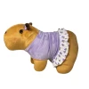 Capivara De Pelúcia Filó Com Roupa Roxa M Mury Baby Capivara De Pelúcia Filó Com Roupa Roxa M Mury Baby
