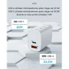 Carregador Dual USB Type-C 30W T51 DP Compatível Rock Space Carregador Dual USB Type-C 30W T51 DP Compatível Rock Space