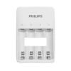 Carregador Para Pilhas AA/AAA Com Micro Usb Philips Branco