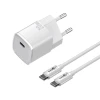 Carregador Rápido Tipo C Para Tipo C 20W Branco Ims-221Bc Carregador Rápido Tipo C Para Tipo C 20W Branco Ims-221Bc