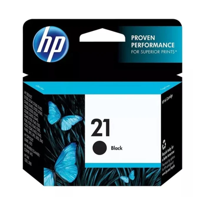 Cartucho De Tinto Hp 21 Preto C9351Ab Novo