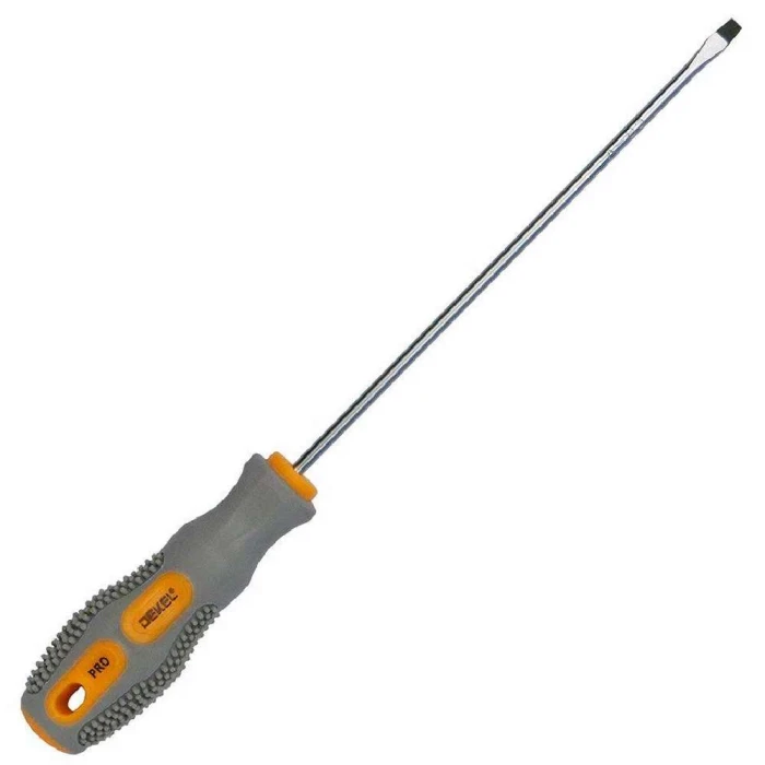 Chave de Fenda imantada 3mm x 125mm CR-V Dekel Chave de Fenda imantada 3mm x 125mm CR-V Dekel