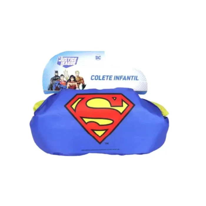 Colete Salva vidas Infantil Lida da Justiça Superman Bel