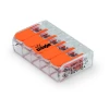 Concector Wago Para 5 Fios 0,25/4MM 32A 4 Unidades Novo Concector Wago Para 5 Fios 0,25/4MM 32A 4 Unidades Novo