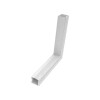 Conector De Perfil Sobrepor Joelho Positivo lm 2539 Branco
