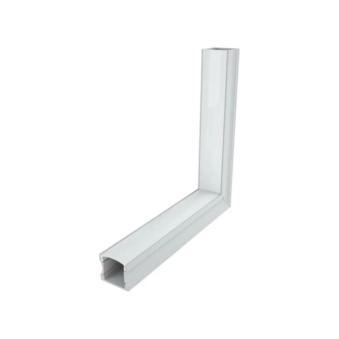 Conector De Perfil Sobrepor Parede - Teto Lm2545 Branco Novo