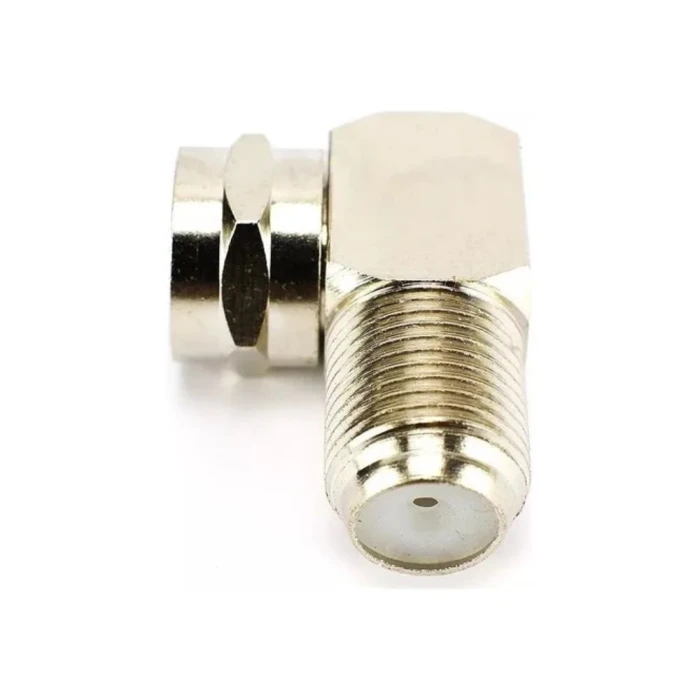 Conector F Antena 90 Coaxial Rosca