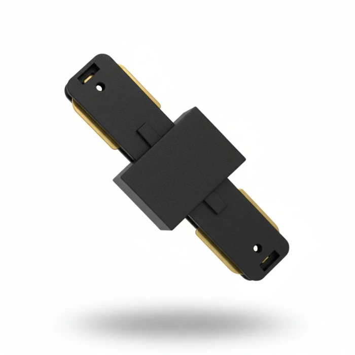Conector I Para Trilho Eletrificado Para Spot Preto Cn-051