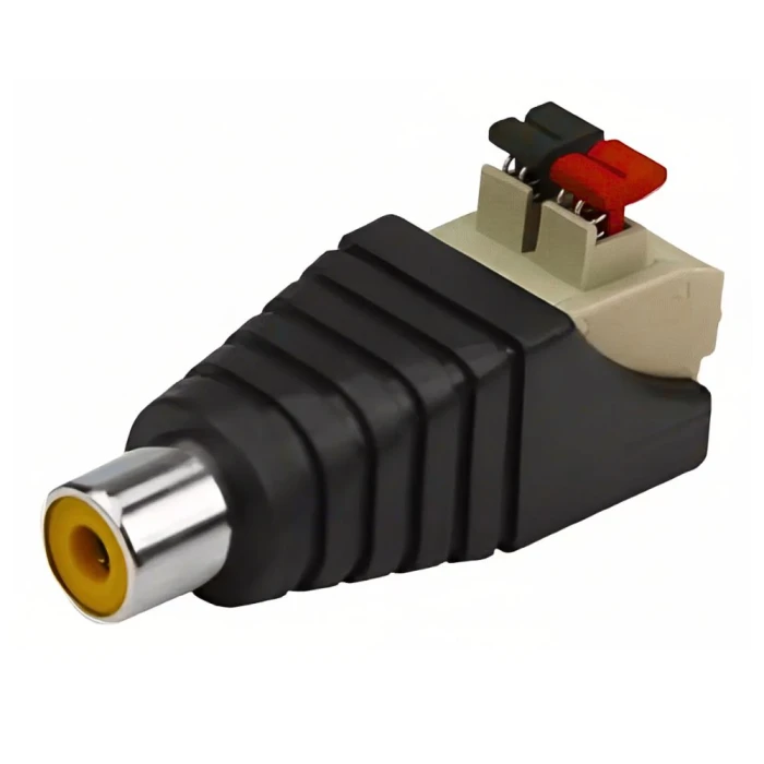 Conector Rca Femea Engate Rapido