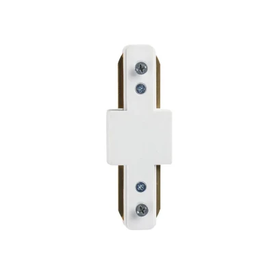 Conector Reto Para Trilhos Slim Branco Led Perfil Iluminação