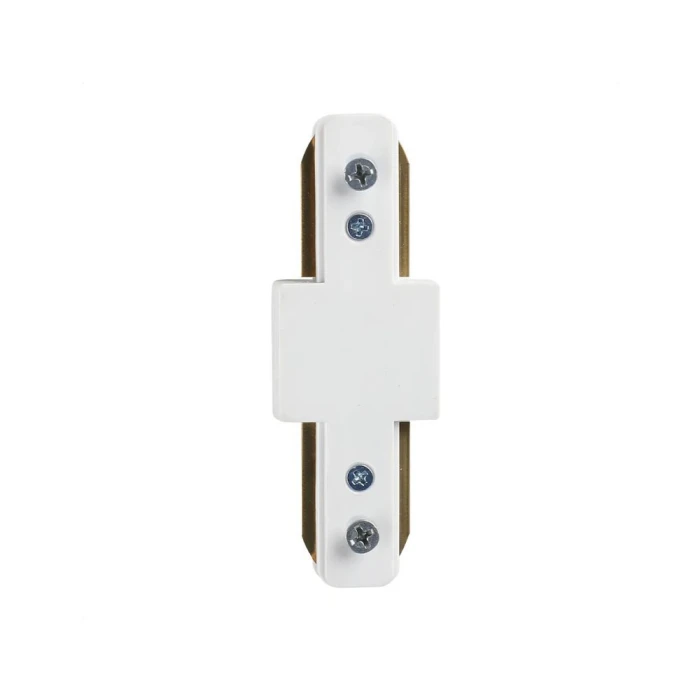 Conector Reto Para Trilhos Slim Branco Led Perfil Iluminação