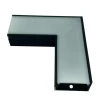 Conector de curva Para Perfil Sobrepor Preto Parede / Parede Conector de curva Para Perfil Sobrepor Preto Parede / Parede