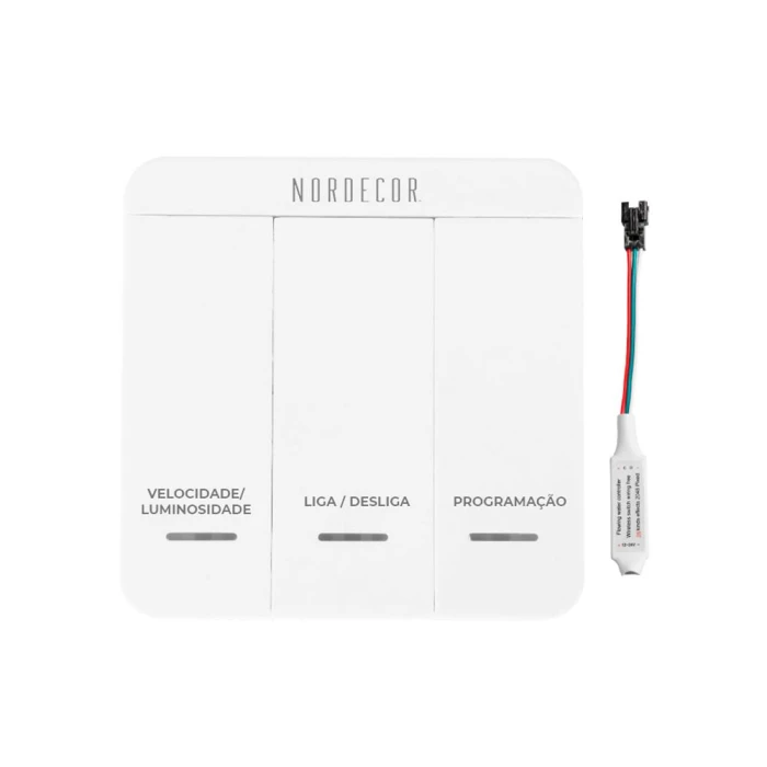 Controladora Multifuncional Fita Sequencial DC12V Branco