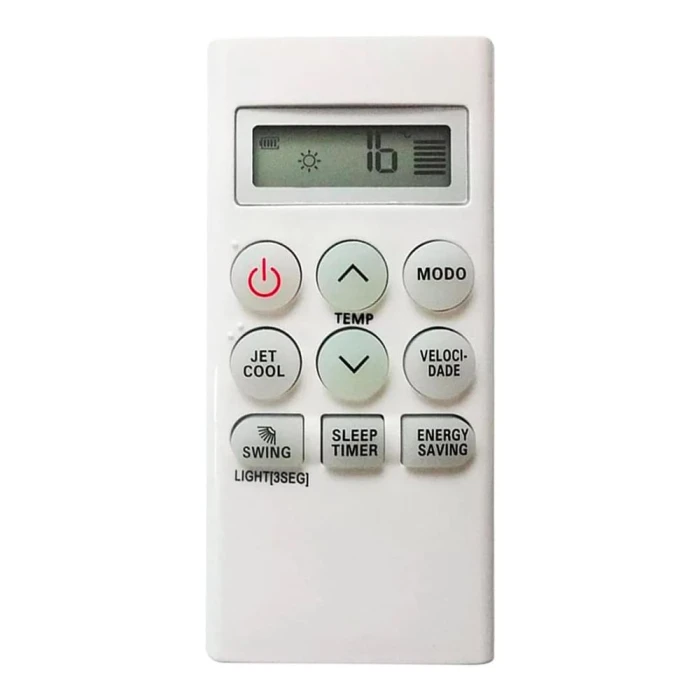 Controle Remoto De Ar Condicionado Compatível Lg 026-8892