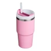 Copo Térmico Quencher Stanley 591ml C/ Canudo Cor Rosa Peony Copo Térmico Quencher Stanley 591ml C/ Canudo Cor Rosa Peony