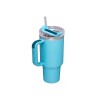 Copo Térmico Quencher Tumbler Stanley Cor Azul Celeste 1.18L
