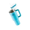 Copo Térmico Quencher Tumbler Stanley Cor Azul Celeste 1.18L Copo Térmico Quencher Tumbler Stanley Cor Azul Celeste 1.18L
