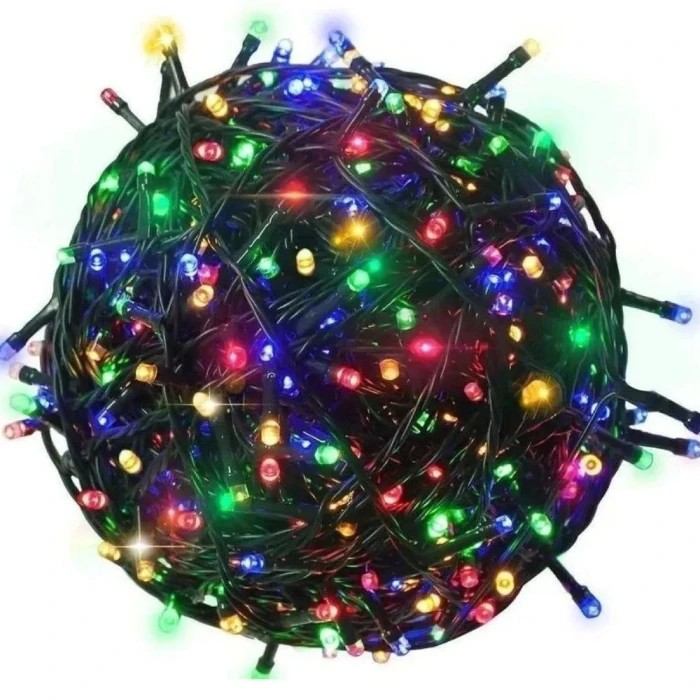 Cordão Luminoso 200 Leds Rgb 20M 220V Estático Novo