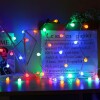 Cordão Luminoso Pisca Pisca Colorido com 50 LEDs Globo 220V