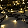 Cordão Nl 100 Leds Amarelo 220V Fio Verde G-light Novo Cordão Nl 100 Leds Amarelo 220V Fio Verde G-light Novo