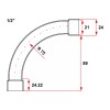 Curva Plástica Para Condulete 90 Graus 1/2 Branca Inpol