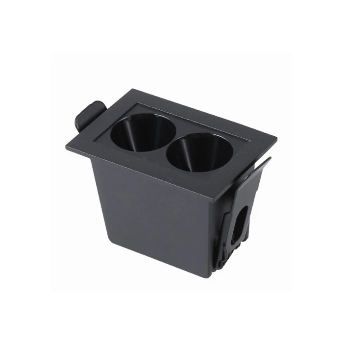 Downlight Embutir Powerus 4W 3000K Preto Bivolt Nordecor