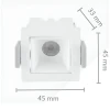 Downlight Led Embutir Evon 2W 3000K Branco DL-7318 Astraled