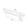 Downlight Led Embutir Powerus 10W 3000K Branca Nordecor