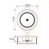 Downlight Led Redonda 7W 3000K Branca Maxtel Novo Downlight Led Redonda 7W 3000K Branca Maxtel Novo