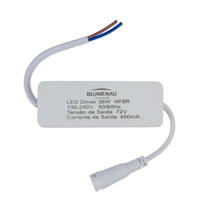 Driver Para Painel Led 36W Bivolt Branco 15320004 novo