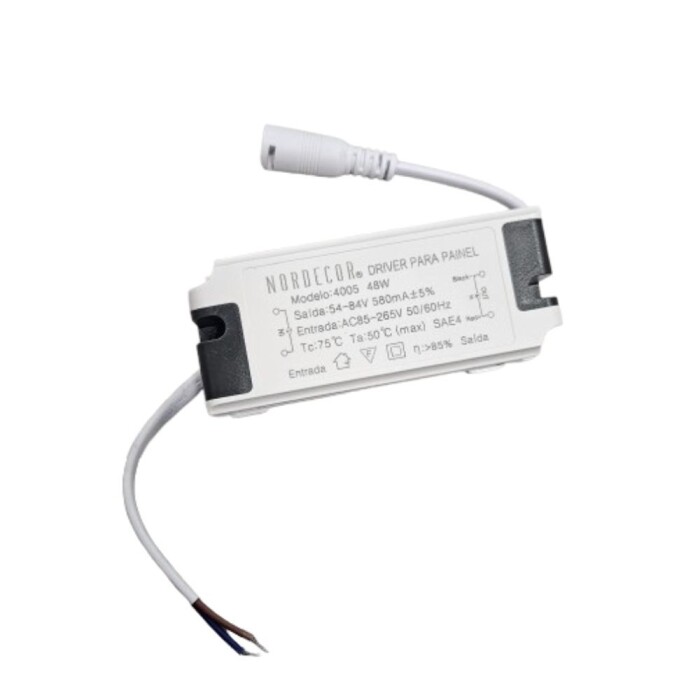 Driver para painel led 60-80V 580mAh 48W 4005