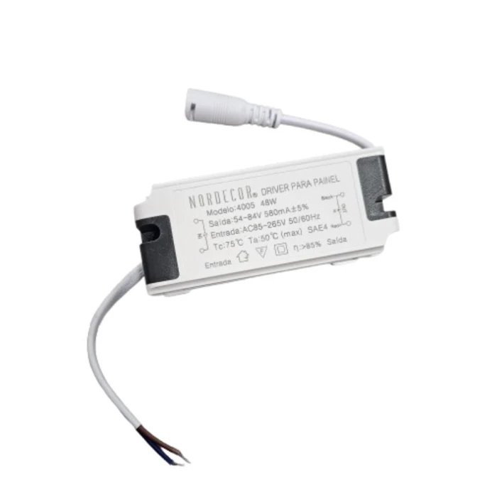 Driver para painel led 60-80V 580mAh 48W 4005