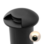 Embutido De Solo 3w 3000k Preto Beam Led Redondo Ip67 IF Embutido De Solo 3w 3000k Preto Beam Led Redondo Ip67 IF
