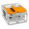 Emenda 2 Vias Wago 0,25-6,0mm Tipo 221-612 41A Compacto Emenda 2 Vias Wago 0,25-6,0mm Tipo 221-612 41A Compacto