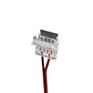Emenda Conector Saída 15cm Fita Led 11mm Em-037 Emenda Conector Saída 15cm Fita Led 11mm Em-037