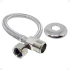 Engate Flexível Mangueira Aço Inox 40cm Flex40-In