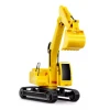 Escavadeira De Brinquedo Cor Amarela Roma Workers 0343 Escavadeira De Brinquedo Cor Amarela Roma Workers 0343