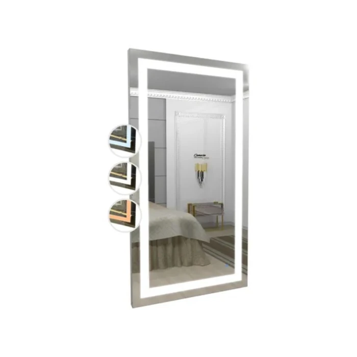 Espelho Retangular Led 50X70cm 3000-6500K Moderno G-light
