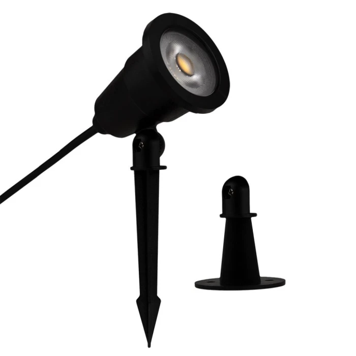 Espeto Led Play Decorativo 5W Luz Verde Ip65 Preto 21055101