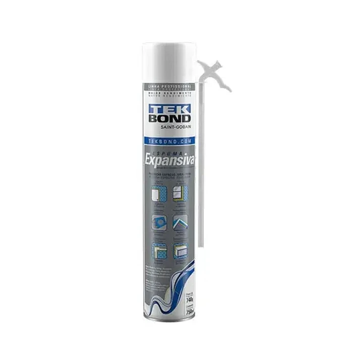 Espuma Expansiva De Pu Ideal Para Fixação 740g Tekbond Espuma Expansiva De Pu Ideal Para Fixação 740g Tekbond