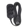 Extensão Connect 3T 2P+T 5 Metros Preta Fiolux Cabo Reforçado