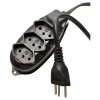 Extensão Elétrica 3P Com 3 Tomadas 10M Preto Bright Novo